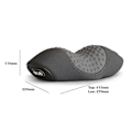 Pikkukuva 3 / 5: Sähköhierontalaite Kohdunkaulan tyyny Hot Compress Vibration Hieronta Niska Traction Relax Sleeping Memor