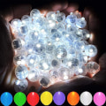 Miniatyrbild 1 av 5: 100 st Flerfärgad LED-ballongljus, regnbågsfärgad rund led blixtbollslampa Minibolllampa för papperslyktaballong, Inomhus utomhusfestevenemang kul