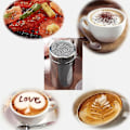Miniatyrbild 4 av 5: Sockerdispenser. Florsocker Duster Choklad Pulver Shaker Flour Mudderverk