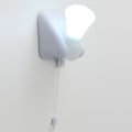 Miniatyrbillede 5 af 5: 8 stk. bærbar led-lampe, lille skabsllampe, natlampe, batteridrevet væglampe, selvklæbende væglampe med trækkæde