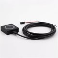 Miniatyrbillede 5 af 5: PC Power-knap Desktop Power Switch Ekstern Power Switch Aluminiumslegering Magnetisk selv-nulstillingsknap Metal Shell RGB
