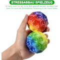 Pikkukuva 5 / 6: 3-osainen hyppypallo, minikokoinen hyppypallo, superkorkea pomppiva kevyt hyppypallo, pomppupallot, interaktiivinen stressinlievityslelu