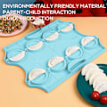Miniatyrbild 6 av 6: Degknyckare, Bärbar Ravioliform, 8 Galler, Ravioli Degform Set för Ravioli Dumplings, Tårta