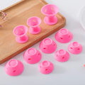 Miniatyrbillede 5 af 5: 40 stk. Svampekrøller Halv Puff Rul Ingen Klemme Halv Stil Rul Blød Magi DIY Krølle Frisure Værktøjer Halv Tilbehør