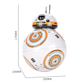 Miniatyrbild 5 av 5: 2.4g Fjärrkontroll Robot Intelligent Star Wars Uppgradera Rc Bb8 Robot Med Musik Ljud Actionfigur Present Leksaker Boll Bb-8 För Barn