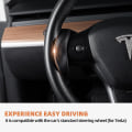 Miniatyrbilde 4 av 5: Passer til Tesla Model 3 Y S X Oppgradering Vektring Autopilot Fsd Auto Assisted Driving Ap Steering Wheel Booster Bildeler（Model x S）