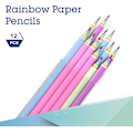 Miniatyrbild 1 av 5: Återvunnet papper 2 Hb-pennor för skol- och kontorsmaterial, paket med 12