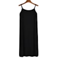 Miniatyrbild 1 av 3: Lång slip, underklänning massiv underkjol Bodycon, Camisole Intimates Spaghetti X（XL，Svart Lång）
