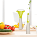 Miniatyrbilde 6 av 6: Universal Skrellesett, 2 stk Skreller for Frukt Grønnsaker, Stående Design, Universal Skreller Rustfritt Stål med Roterende Blad