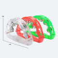 Miniatyrbild 4 av 5: LED Light Up Sensory Toy Blinkande Tambourine Shaking Party Musikalisk slumpmässig färg