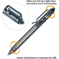 Miniatyrbilde 5 av 5: Bolt Action Pocket Pen Kulepenn For Business Office Premium Cnc Processing