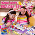 Miniatyrbild 5 av 6: Hand String Weaving Kit: Färgglada snörarmband gör-det-själv-leksak vävmaterial