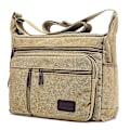 Pikkukuva 2 / 5: Suurikapasiteettinen Canvas Simple Version -olkalaukku casual bisneslaukku miehille (one size, khaki)