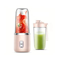 Miniatyrbillede 1 af 6: 400 ml elektrisk juicemaskine bærbar blender juice mixer mini trådløs USB genopladelig 6 blade juice cup