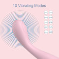 Miniatyrbilde 3 av 6: Voksen Sexleketøy for Kvinner, G-Punkt Vibrator med 10 Kraftige Vibrasjons- og Oppvarmingsfunksjoner (rosa)