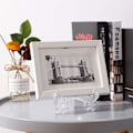 Miniatyrbillede 5 af 5: 12 stykker Plast staffeli Pladestativer Foldeplader Display Stands-Transparent6 tommer