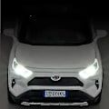 Miniatyrbilde 4 av 5: 1:32 RAV4 SUV 2023 Alloy Die Cast Lekebilmodell Lyd og lys Trekk tilbake Barneleke Samleobjekter Bursdagsgave