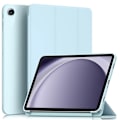 Miniatyrbild 1 av 6: Silikonfodral för Samsung Tab A9 Plus 11 tum, Tab A9 8.7, S6 Lite 10.4, A8 10.5, A7 Lite 8.7, Auto Wake/Sleep Stöttåligt Skydd Light Blue Tab A9 Plus 11