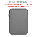 Miniatyrbild 1 av 6: Universal Mjukt Tablet Fodral Ärm Väska för Kindle Fodral för iPad mini 1/2/3/4 Air 1/2 Pro 9.7 Skydd För Nya iPad 2017/2018 9.7 inch Grey