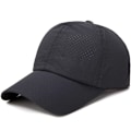 Miniatyrbild 1 av 6: 2023 Ny Sommar Herr Dam Snapback Snabbtorkande Mesh Basebollkeps Solhatt Ben Andningsbara Hattar Justerbar utomhushatt DARK GRAY Adjustable