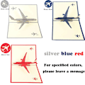 Miniatyrbild 1 av 6: Pop UP 3D Födelsedagskort Världsattraktioner Kort Affärsinbjudan Pojke Gåva Hälsning Turistvykort för Pojkvän Pappa Present aircraft