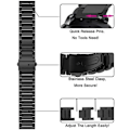 Miniatyrbild 2 av 6: 22mm 20mm Metall Klockarmband För Garmin Vivoactive 3 4 5 Forerunner 245 645 158 55 165 745 965 255 256 Armband Venu 3 2 SQ2Music SZ-Silver Rose Gold 20mm width