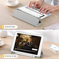 Miniatyrbild 3 av 6: Funda Fodral för IPad 10:e Gen IPad Pro11 Air11 2024 IPad Air5 10.2 10.5 Air1 2 5:e 6:e 9.7 Magnetiskt Tablet Fodral med Pennhållare Gray iPad 7th 8th 9th Gen