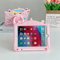 Miniatyrbild 3 av 5: Barn Stativ Fodral för Samsung Galaxy Tab S6 A7 Lite A8 A9 Plus 8.7 11 tum Tecknad Enhörning Silikon Tablet Skyddsfodral JMDJS-SP A8 X207 10.5in