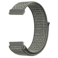 Miniatyrbild 1 av 6: 20 22mm Nylon Klockarmband För Garmin Vivoactive 3 4 5/Venu 2 Plus/Venu 3/Forerunner 55 158 265 965 745 645 255 Music Loop Armband Spruce fog 22mm Width Band