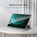 Miniatyrbild 2 av 6: Skal för Samsung Galaxy Tab S9, S9 FE, S6 Lite, Tab A9, A8, S9 Plus FE, S7, S8, S7 S8 Plus S7 FE 12.4in, S7 S8 11in Akrylskydd Dark Green Tab A8 10.5in