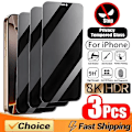 Miniatyrbild 1 av 6: 3-pack Sekretess Skärmskydd för IPhone 16 12 13 14 15 Pro Max Mini Anti-spion Glas för IPhone 11 XR X XS MAX 7 8 14 15 16 Plus For iPhone XR 3 Pieces