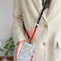 Miniatyrbild 4 av 6: Sött Telefonhalsband Diameter Utomhus Universal Fodral Akryl Crossbody Axelremskort Halsband Clip Häng Anti-förlorad Handledsrem G Polyester / Nylon