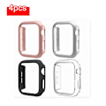 Miniatyrbild 1 av 6: 4 st Fodral för Apple Watch Series 7 8 41mm 45mm 40mm Skydd PC-skydd för iWatch Series 6 5 4 38mm 42mm Stötfångarfodral Ingen Skärm C 44mm