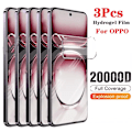 Miniatyrbild 1 av 6: 3 st Hydrogelfilm för OPPO Reno 12 Pro 11 10 8 Plus 5G Lite 8T Skärmskydd Ej Glas OPPO Reno10 ProPlus 3Pcs