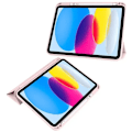 Miniatyrbild 5 av 6: Fodral för Apple iPad 2025 med pennhållare, trefaldigt akrylklart bakstycke, smart skydd för iPad 11:e generationen 11 tum A16 gray For iPad 2025 A16