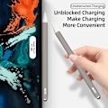 Miniatyrbild 3 av 6: TBTIC Mjukt silikonskydd för Apple Pencil 2:a generationen, Stylus Touch Pen Fodral iPad Tillbehör Black