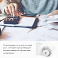 Miniatyrbild 6 av 6: 10 Rullar Termopapper Kamera Utskrift Vit Barnkamera Träfiber Instant Print Barn Rullpapper Miniskrivartillbehör 3 Color Sticky A