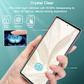 Miniatyrbild 5 av 6: 3 ST 9D Hårdhet Transparent Härdat Glas för Samsung Galaxy Z Fold 7 Z Fold 5/6 Z Fold 4/3/2 HD Anti Repskyddsfilm Galaxy Z Fold 7 Tempered glass
