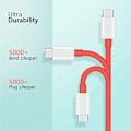 Miniatyrbild 2 av 6: PD 65W För Oneplus USB Typ C till Typ C Supersnabb Laddningsdatakabel För 12 11 10 Pro 9 10T 9R 8T 8 7T 7 5A Snabbladdare Kabel Type C To Type C 2m