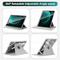Miniatyrbild 3 av 6: Skal för Samsung Galaxy Tab S9, S9 FE, S6 Lite, Tab A9, A8, S9 Plus FE, S7, S8, S7 S8 Plus S7 FE 12.4in, S7 S8 11in Akrylskydd Grey Tab A9 8.7in