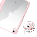 Miniatyrbild 6 av 6: Fodral för Apple iPad 2025 med pennhållare, trefaldigt akrylklart bakstycke, smart skydd för iPad 11:e generationen 11 tum A16 gray For iPad 2025 A16