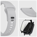 Miniatyrbild 3 av 6: Silikonarmband + Skyddsfodral för Xiaomi Redmi Watch 5 active/5 Lite Full Cover Skärm TPU Mjukt Skal och Andningsbart Sportband LGrS Redmi Watch 5 Active