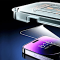 Miniatyrbild 5 av 6: 1-3 st 8K Dammfritt Glas För Samsung A56 A55 A36 A26 A54 A53 A35 A16 A06 A25 A34 Härdat Glas Film Galaxy S25 S24 Ultra S23FE A06 A05 A05S 3PCS