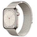 Miniatyrbild 2 av 6: Milanese Armband för Apple Watch Band Ultra2 49mm 10 46mm 9 8 7 45mm 41mm Metall Magnetiskt Armband iWatch 6 5 4 SE2 44mm 40mm 42mm Rose gold 42mm-44mm-45mm