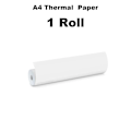 Miniatyrbild 1 av 6: A4 Termopapper Termiskt Utskriftspapper 210*30mm för A4 Trådlös Bluetooth A40/X8 Skrivarpappersrulle 1 Roll