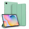 Miniatyrbild 1 av 6: Fodral för Samsung Galaxy Tablet för S6 lite 10.4 Tab A9 A8 A7 S7 S8 S9 och Plus FE Smart Auto Sleep Wake Funktion Silikonskydd Light green Tab A9 Plus 11in