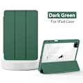 Miniatyrbild 1 av 6: Skal för iPad 10:e 10.9 Generation A16 Pro 11 12.9 13 2025 Funda För iPad Air 5 4 7:e 8:e 9:e 10.2 Mini 6 7 Fodral Pennhållare Dark Green 7th 8th 9th 10.2