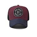 Miniatyrbild 2 av 5: Snabbtorkande Keps Truckerkeps Meshkeps Sportkeps för Män Justerbar Basebollkeps Löparkeps Utomhussportkeps Wine Red Adjustable