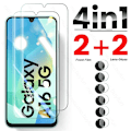 Miniatyrbild 1 av 6: 4-i-1 Sumsung A16 5G Kameraglas & Hydrogel Film Skärmskydd för Samsung Galaxy A16 A 16 16A 5G/4G SM-A165F, SM-A166B 6.7\" 4in1 2front 2lens For Samsung A16 5G