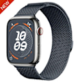 Miniatyrbild 1 av 6: Magnetiskt Milanese Armband För Apple Watch Band 10 9 8 7 46mm 42mm 45mm 41mm Ultra 2 49mm Metallarmband iWatch 6 5 4 SE 44mm 40mm Midnight Blue NEW For Series 10 42mm